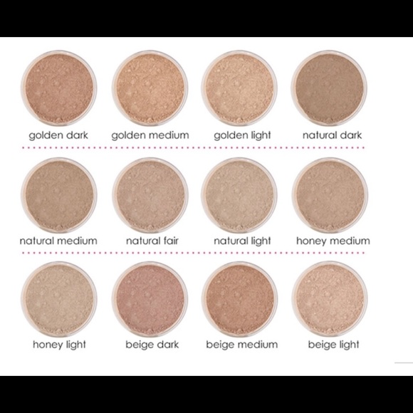 Glominerals Loose base powder foundation shade beige light New RE $48 last one - Picture 2 of 11